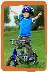Wear a helmet when bking or skateboarding from Cumberland Pediatrics